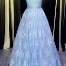 Beaded Lace Long Prom Dresses Party Evening Gowns E0354