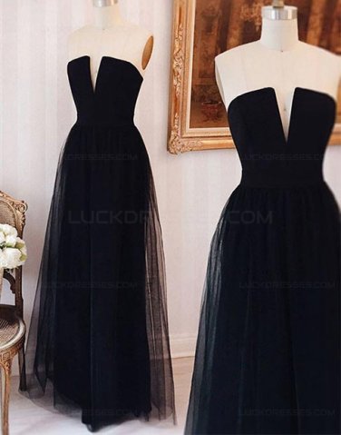 Long Tulle Prom Dresses Party Evening Gowns E0414