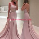 Mermaid One-Shoulder Beaded Long Prom Formal Evening Party Dresses E0952