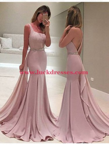 Mermaid One-Shoulder Beaded Long Prom Formal Evening Party Dresses E0952