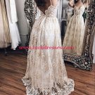 Lace Spaghetti Straps Prom Formal Evening Party Dresses E0958