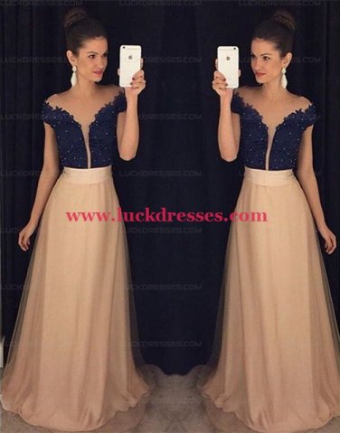 Lace Long Prom Formal Evening Party Dresses E1035