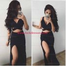 Long Black Prom Formal Evening Party Dresses E1060