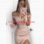 Classic Lace Mermaid Off-the-Shoulder Long Prom Formal Evening Party Dresses E1090
