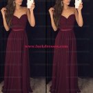 Long Chiffon Sweetheart Prom Formal Evening Party Dresses E1471