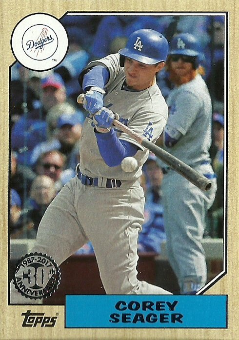 2017 Topps Update '87 Corey Seager No. US87-39