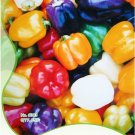 Fresh Mixed Peking Colorful Sweet Bell Pepper Edible Vegetable Seeds 25 Seeds/Pack