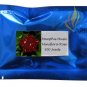 Fresh 500 seeds / pack MEMPHIS MUSIC MINIFLORA ROSE ROSE BUSH DEEP RED WHITE