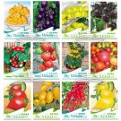 Fresh 12 Original Packs 30 Seeds Purple Black Red Yellow Green Cherry Peach