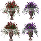 Fresh 2 s 100 seeds / pack Dark Red Purple Petunia Hybrida Flowering s Seed
