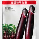 Fresh 8g Seeds/Pack Sichuan Super Red Early maturing Long Egg F1 Seeds Vegetables