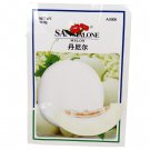 Fresh Sanmalon Sweet Melon White Hybrid Fruit Seeds 10 grams tasty 18% sugar contained