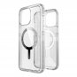 Speck Gemshell Grip with Magsafe Case for iPhone 15 Pro Max in Clear and Chrome