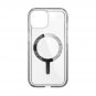 Speck Gemshell Grip with Magsafe Case for iPhone 15 Pro Max in Clear and Chrome