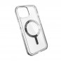 Speck Gemshell Grip with Magsafe Case for iPhone 15 Pro Max in Clear and Chrome
