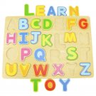 Wooden Alphabet Puzzles - Learn Your ABC's - 100% Safe Non-Toxic & Lead-Free