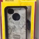 NEW! Authentic OtterBox Defender Series iPhone 4/4S Gray Camo Cell Phone Case