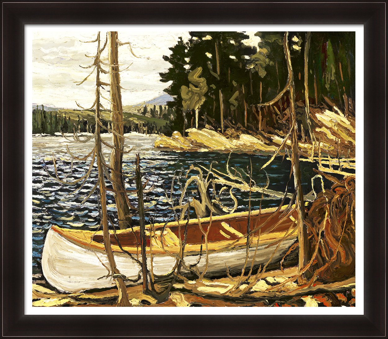 Tom Thomson Limited Edition Group of Seven Print ""The Canoe"" - Framed Art Print