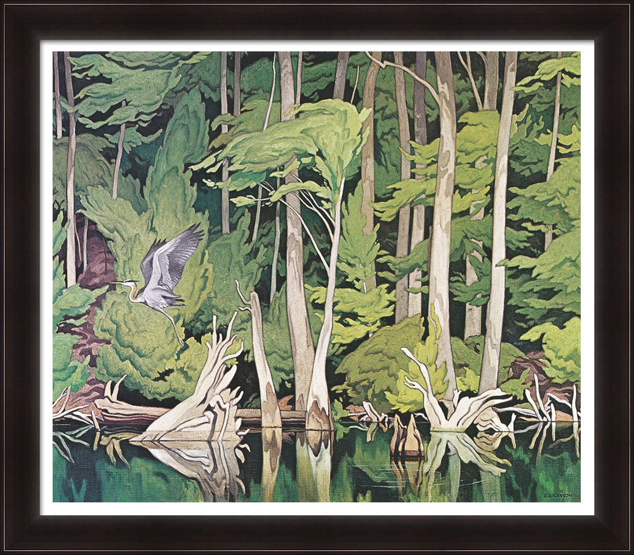 A.J. Casson Limited Edition Group of Seven ""Blue Heron ...