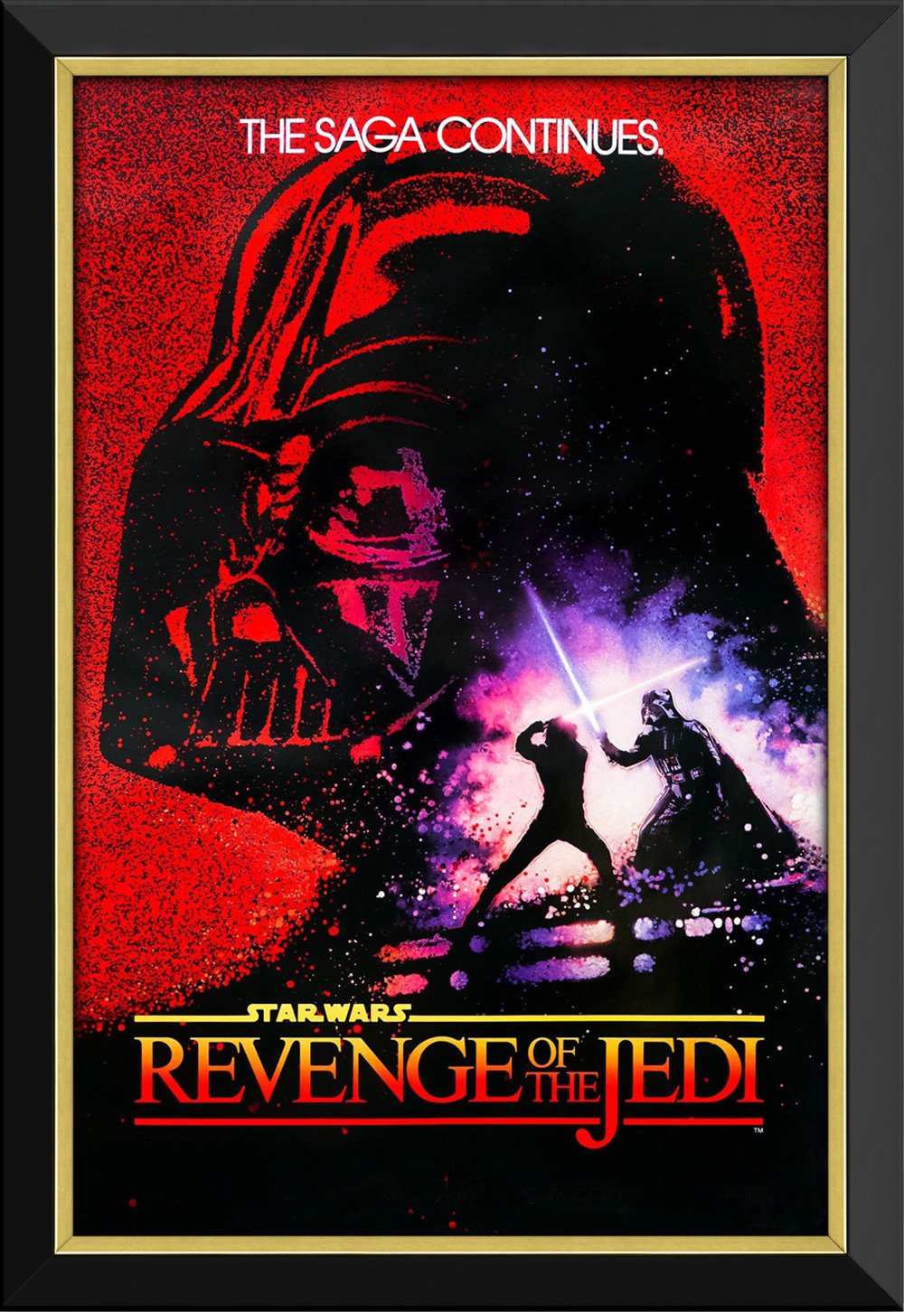 revenge of the jedi poster ebay