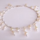 Pearl Drops Bracelet handmade beaded bracelet by Sapphire Rain Designs