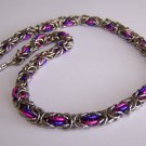 Chainmaille Necklace 101 handmade by Sapphire Rain Designs