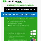 QuickBooks Desktop Enterprise Solutions accounting 2024 – Lifetime No Subscription – USA