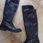 BELMONDO Black Leather Over The Knee Boots 38