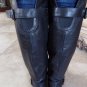 BELMONDO Black Leather Over The Knee Boots 38