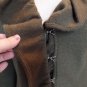 ANTHROPOLGIE HWR Olive Felted Wool Blend Cardigan Sweater M Ruffled