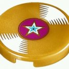 LEGO Part 14769pb050 Tile, Round 2 x 2 with Bottom Stud Holder with Vinyl Record