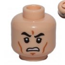 LEGO Minifigure Head Star Wars, Cheek Lines, Chin Dimple, Grimacing Pattern