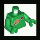 LEGO Part 973p90new2c06 Torso Space Classic Moon Logo Green