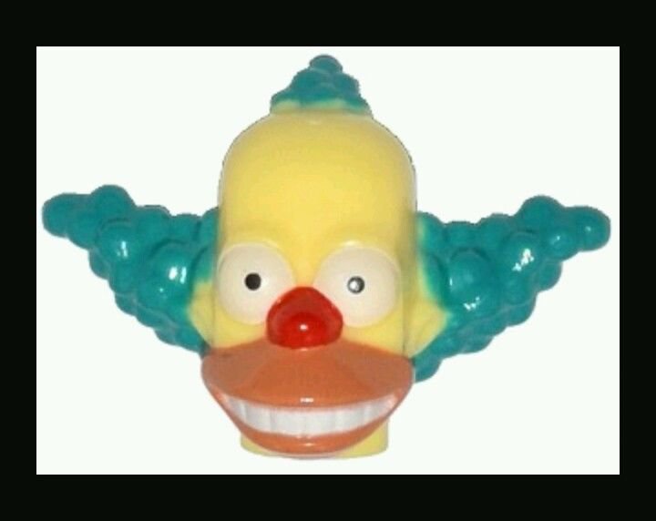 Lego New Minifigure&acirc;�� Head Simpsons Krusty the Clown