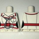 LEGO Part 973pb2578 Torso Batman Female Outline with Red Trim Belt Stethoscope​