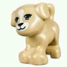 LEGO Part 93088pb03 Dog, Friends, Puppy, Standing with Medium Azure Eyes