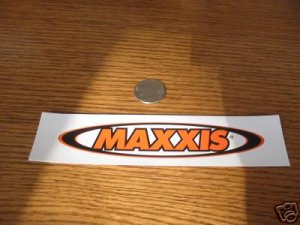 MAXXIS TIRE Bicycle Mountain BIKE FRAME  STICKER DECAL
