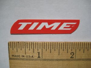 TIME Road Tri Mountain Bike Frame Bicycle DECAL STICKER