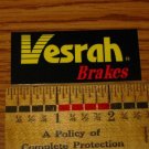 VESRAH BRAKES Team MTB Road Bike Frame Sticker Decal