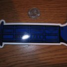 OURY GRIP STICKER DECAL Bike BMX Mountain BLUE MTB
