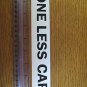 ONE LESS CAR Bike Wht Frame Mountain Road DECAL STICKER