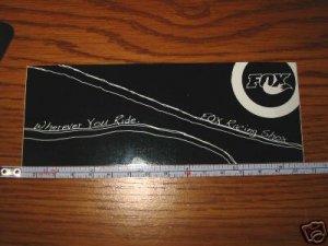 FOX RACING BIKE Mountain MTB MOTOCROSS c STICKER DECAL