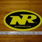 NITE RIDER Bike Frame Road Mountain Race STICKER DECAL