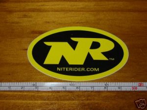 NITE RIDER Bike Frame Road Mountain Race STICKER DECAL