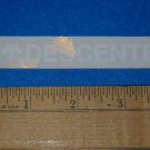 DESCENTE WHT Road Tri Mountain Bike Frame Sticker Decal