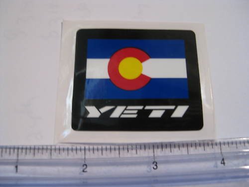 YETI CYCLES Flag MTB BICYCLES BIKE FRAME STICKER DECAL