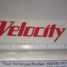 4" VELOCITY Red Rim Wheel Mountain Road Tri TT Frame Bike Bicycle STICKER DECAL