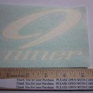 5" Niner Bikes Bicycle Mountain Ride DECAL STICKER