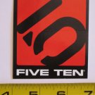 3" FIVE TEN 5/10 Red/BlaCk Climb Hike Ride Bicycle Bike Car Frame Sticker Decal