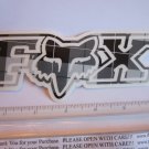 6" FOX RACING Murphys GREY PLAID MX Head Mountain ride Bike Frame Sticker Decal